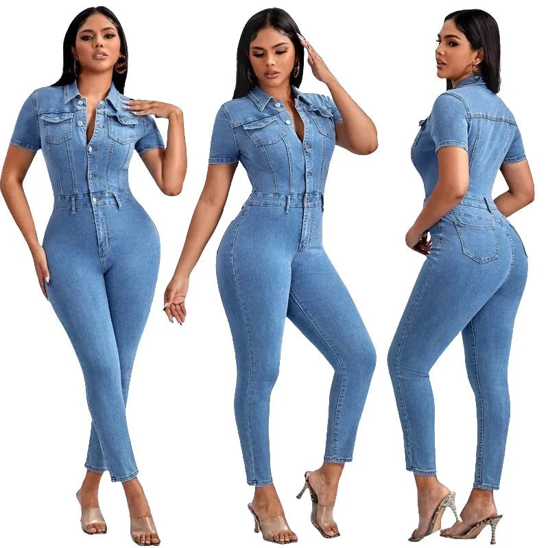Women’s denim jumpsuit