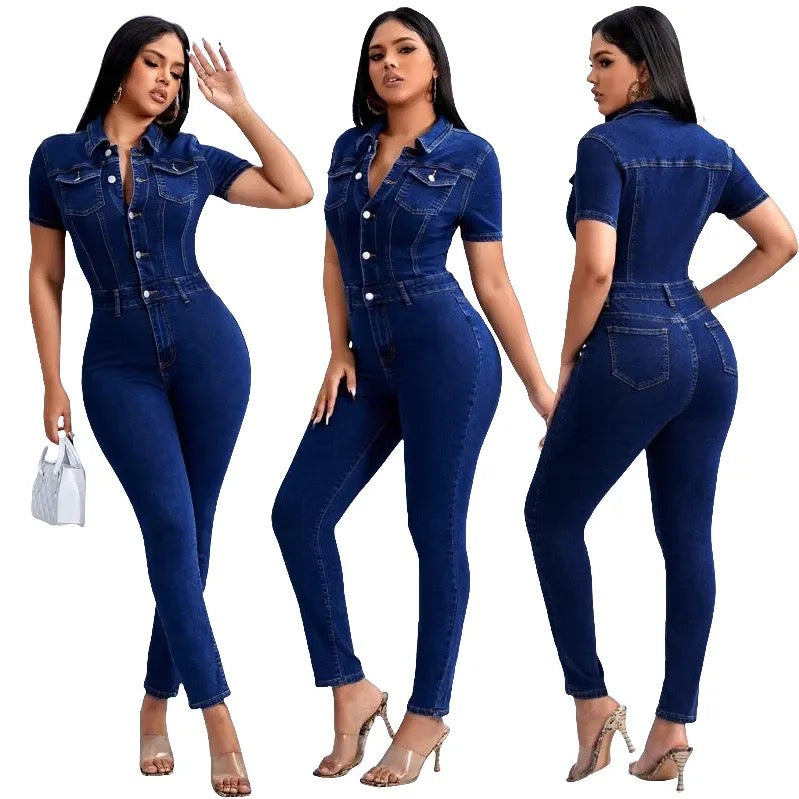 Women’s denim jumpsuit