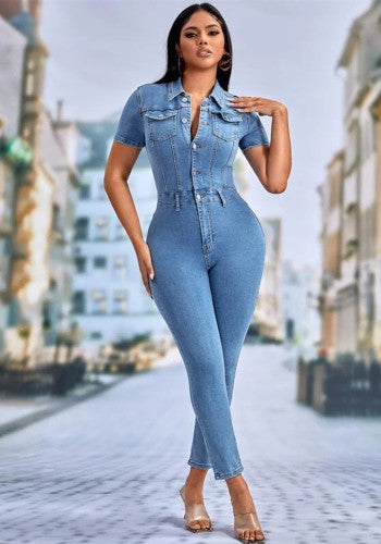 Women’s denim jumpsuit