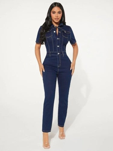 Women’s denim jumpsuit